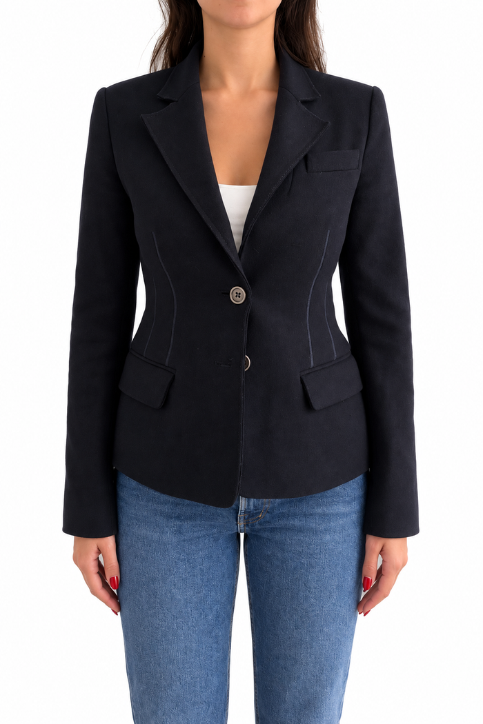 Dolce & Gabbana Navy Tailored Blazer