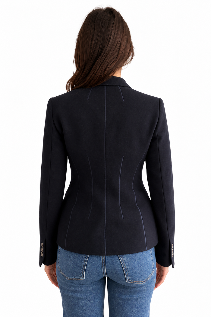 Dolce & Gabbana Navy Tailored Blazer