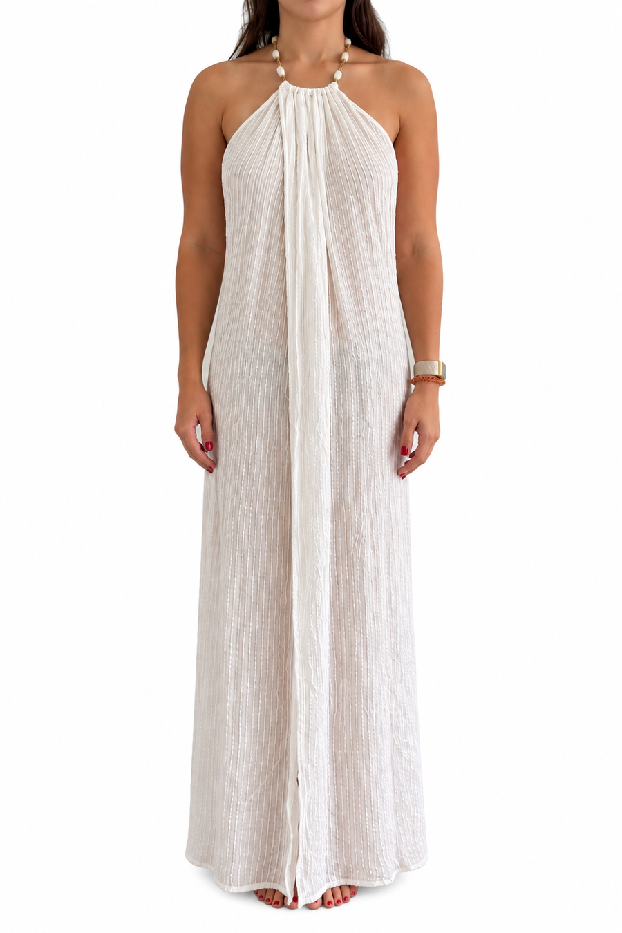 ViX Paula Hermanny Cloe Long Cover-Up Dress